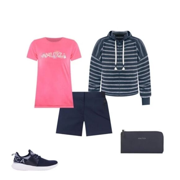 Nautica Navy Blue 5" Shorts - Picture 6 of 14